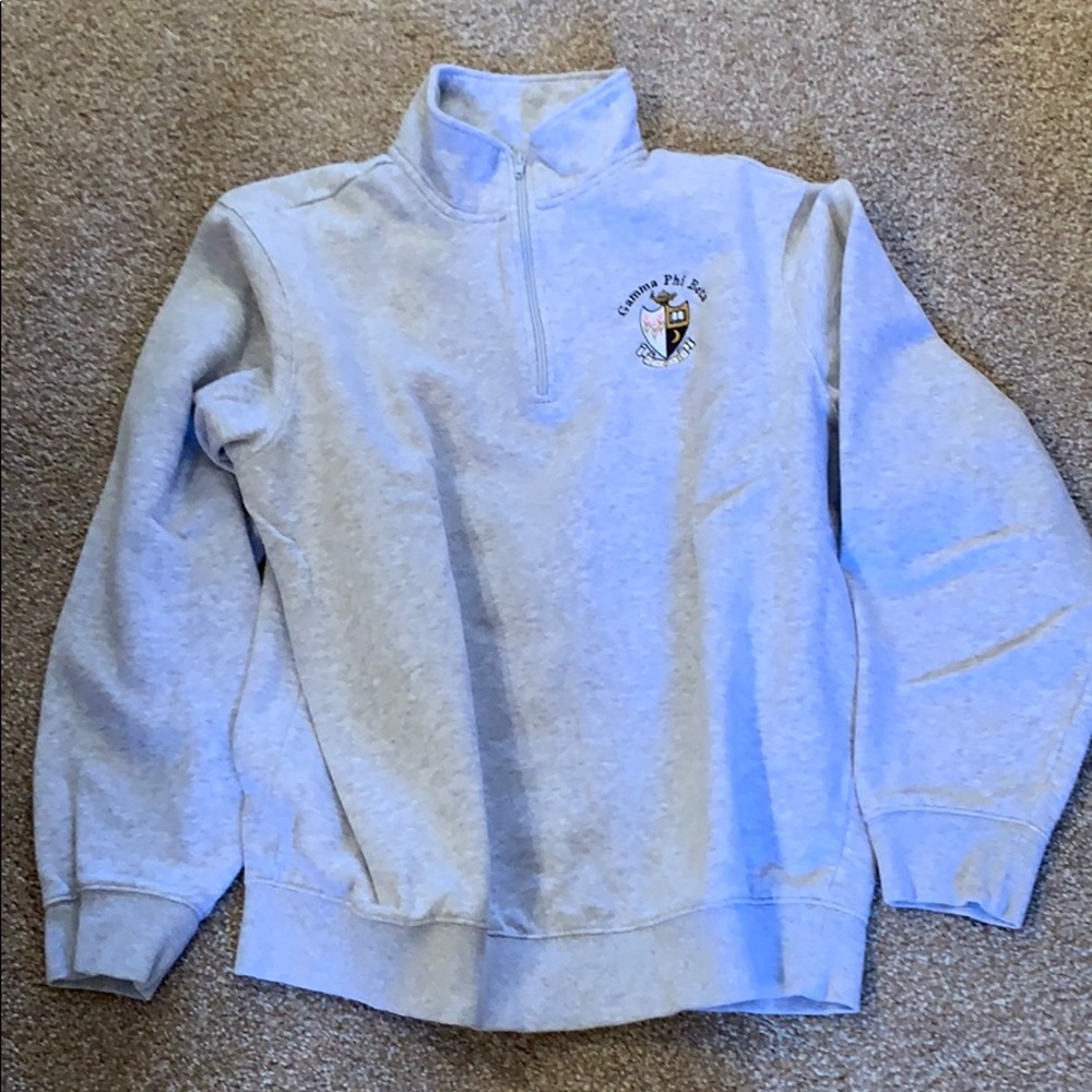 Gamma Phi Beta gray sweatshirt